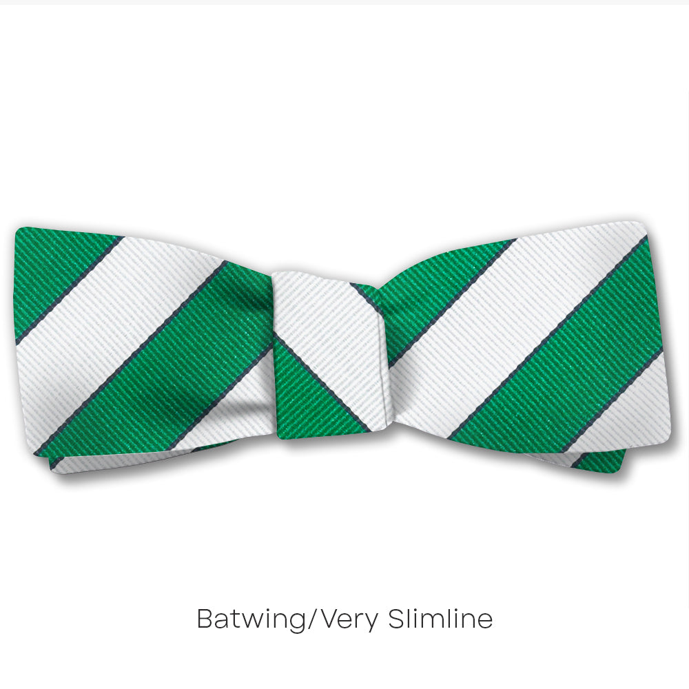 Scholastic Green/White - bow ties