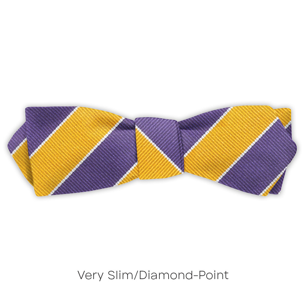 Scholastic Purple/Gold - bow ties