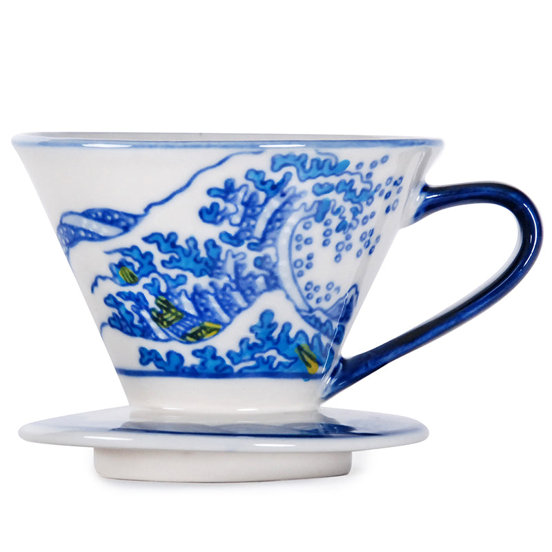 Coffee Dripper - 2 Cup Ceramic, Wave by Homeportonline