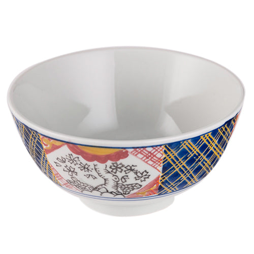 Rice Bowl Cherry Blosson and Plaid 4" by Homeportonline