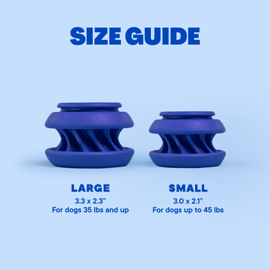 Wag Lab Play Stack The Slobber Blue Large