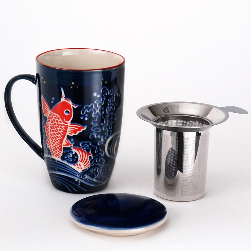 Tea Mug With Infuser Fish by Homeportonline
