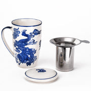 Tea Mug With Infuser Dragon by Homeportonline