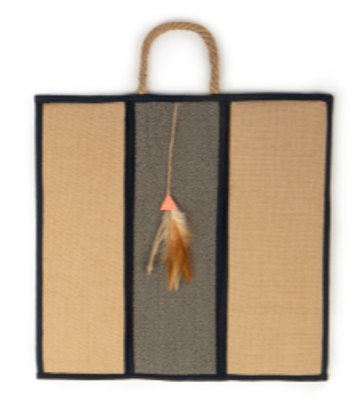 SmartyKat Core Clever Claws Folding Out Mat + Hanging Cat Scratcher