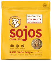Sojo's Grain Free Beef Complete Mix Dog Food 7lb by Pet Food Warehouse