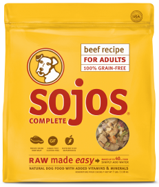 Sojo's Grain Free Beef Complete Mix Dog Food 7lb by Pet Food Warehouse