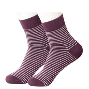 Stripeton Purple Short Women's Socks