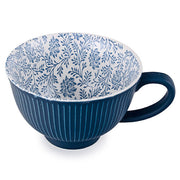 Mug - Blue & White Vine 14oz by Homeportonline