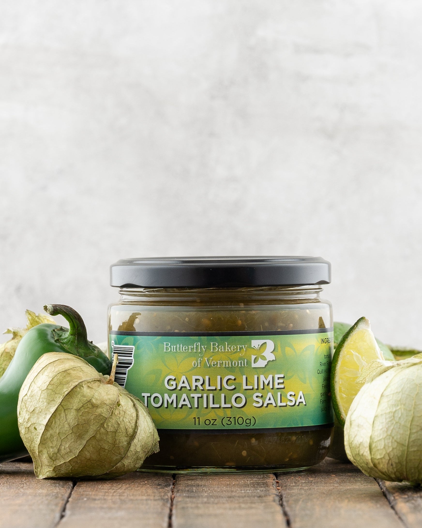 Garlic Lime Tomatillo Salsa by Butterfly Bakery of Vermont