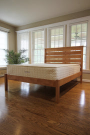 Savvy Rest Zenspring Mattress on wooden frame