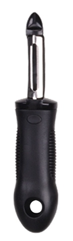 Vegetable Peeler - Handle Rubber Black by Homeportonline