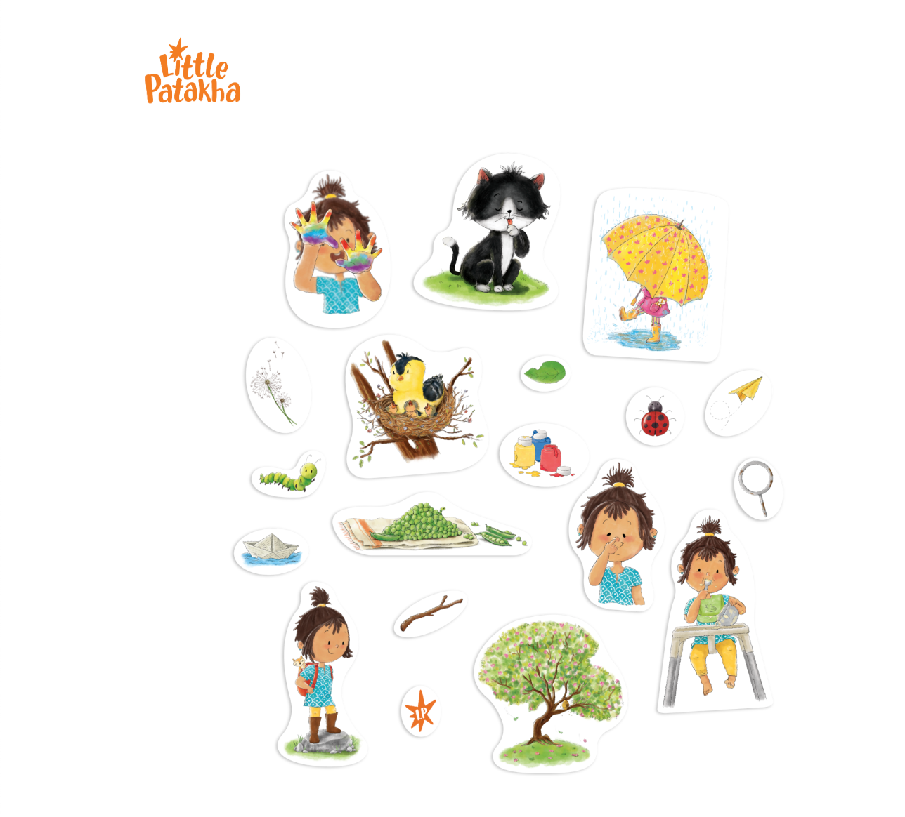 Little Patakha Sticker Collection by SidePony Boutique