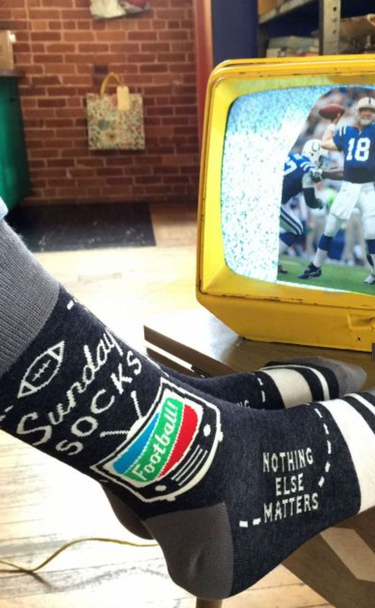 Men's Socks - Sunday Football Socks by SidePony Boutique
