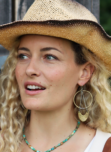 Warrior Earrings by jenkahnjewelry