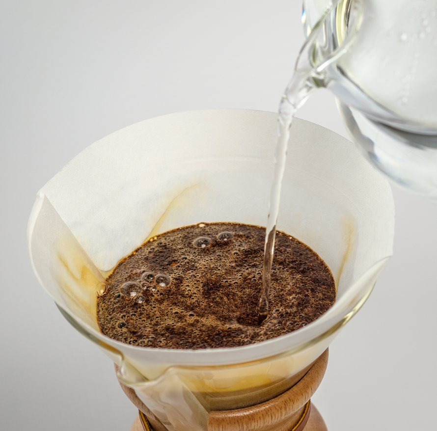 Chemex Unfolded Circle Filters White