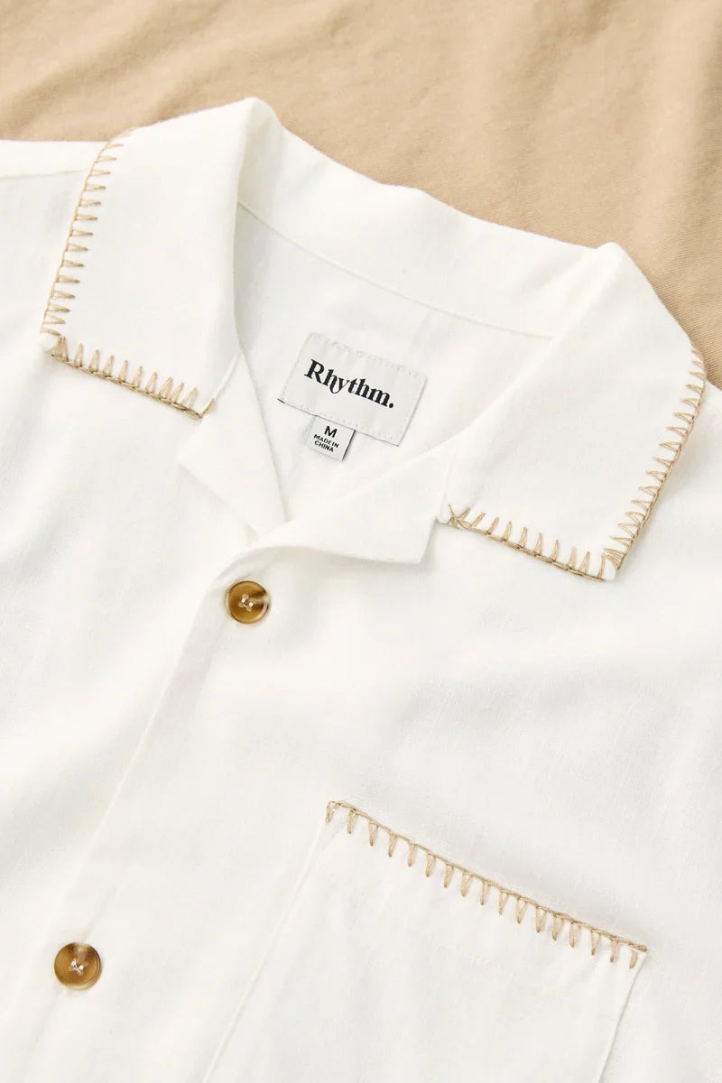 Rhythm Linen Whip Stitch Short Sleeve Shirt