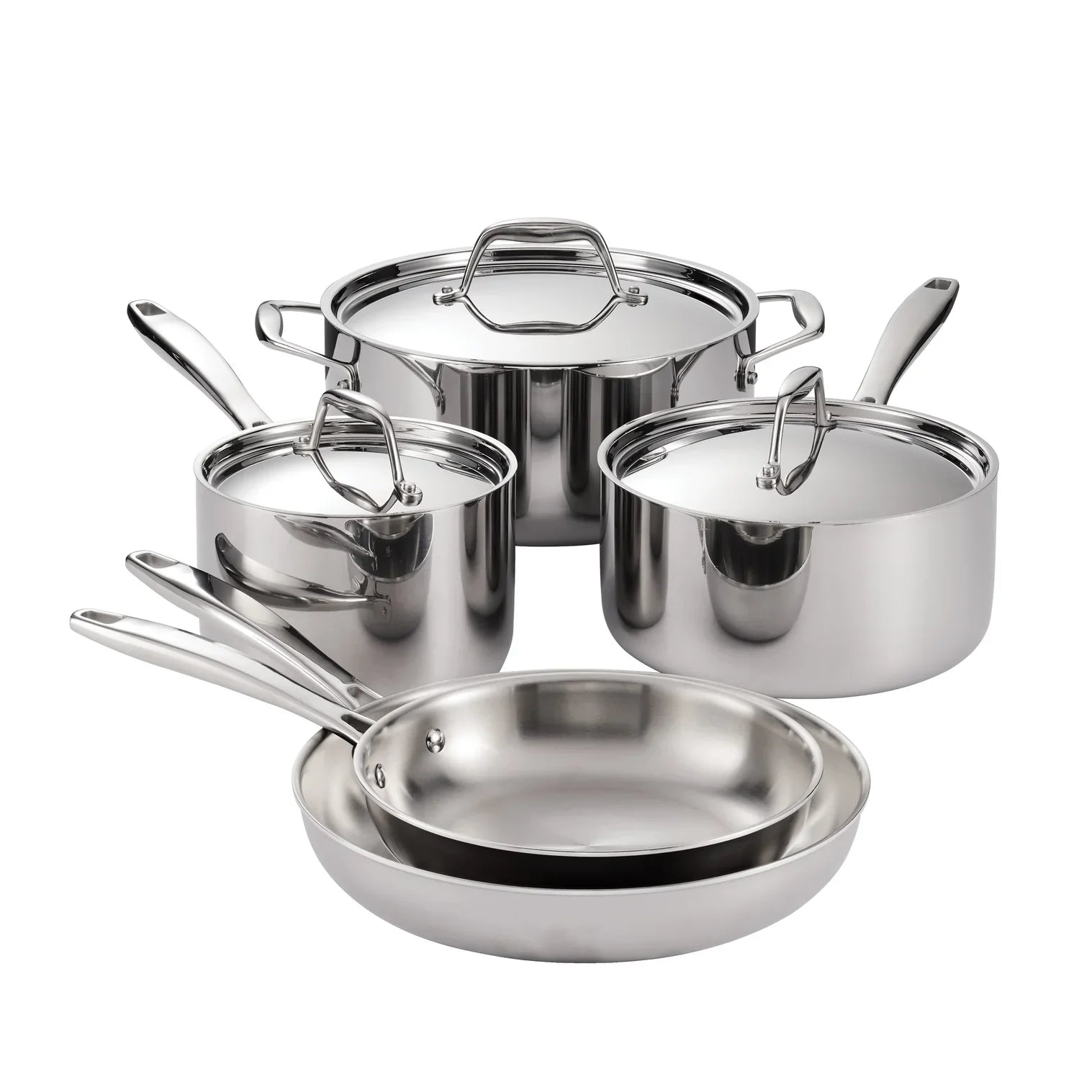 8 Piece Stainless Steel Tri Ply Cookware Set by Kiss the Cook