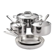 8 Piece Stainless Steel Tri Ply Cookware Set by Kiss the Cook