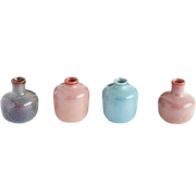 Vase Reactive Glaze Blues Pinks Small (Sold Separately) by Homeportonline