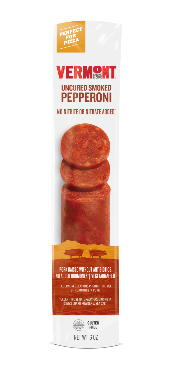 Uncured Smoked Pepperoni - 6 oz - Vermont Smoke & Cure