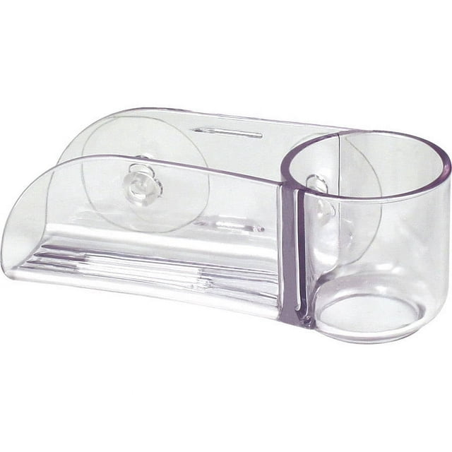Sink Accessory - Sponge & Brush Holder Clear Royo by Homeportonline