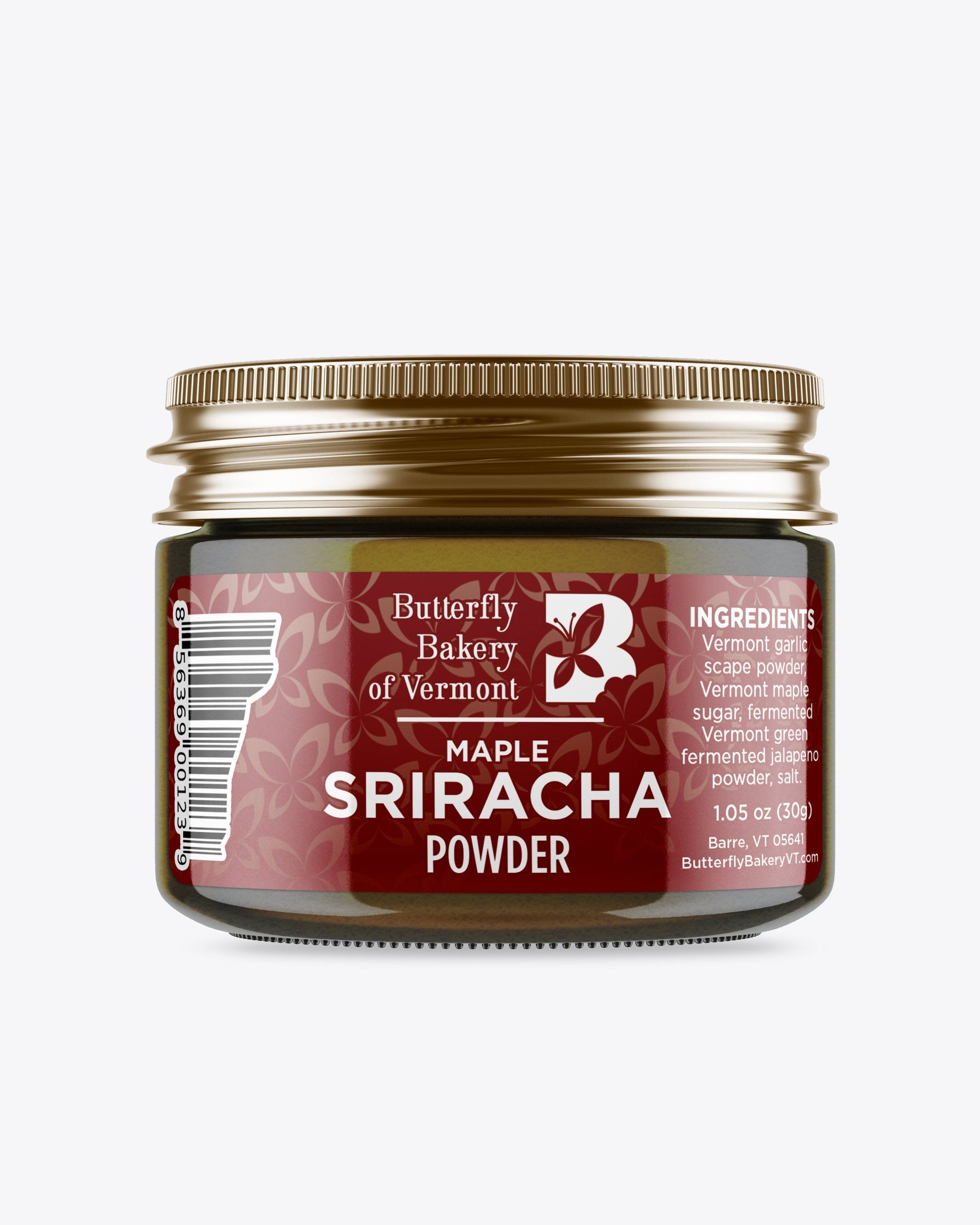 Maple Sriracha Powder by Butterfly Bakery of Vermont