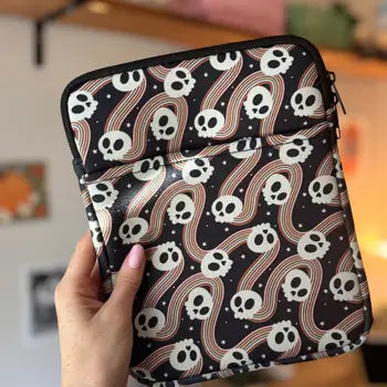 Book & Kindle Pouch, Pocket and Zipper