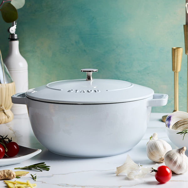 5-qt Essential French Oven - White Truffle by Kiss the Cook