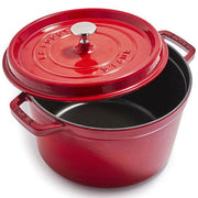 Cookware - Staub Cocotte Tall 5qt Red Grenadine by Homeportonline
