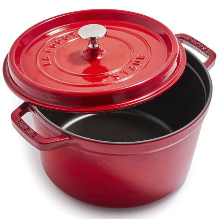 Cookware - Staub Cocotte Tall 5qt Red Grenadine by Homeportonline