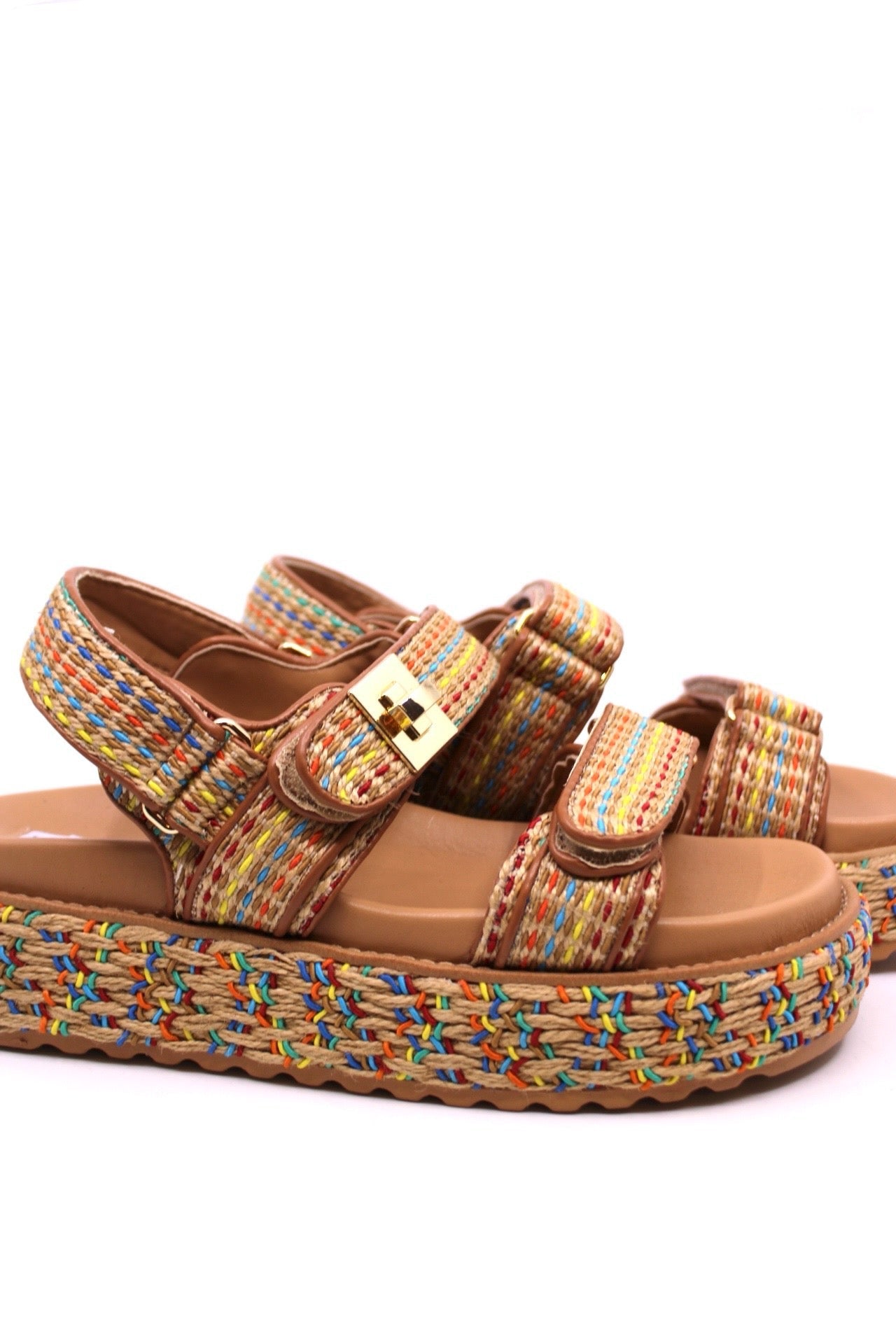 Steve Madden BigMona Raffia Multi by Dear Lucy