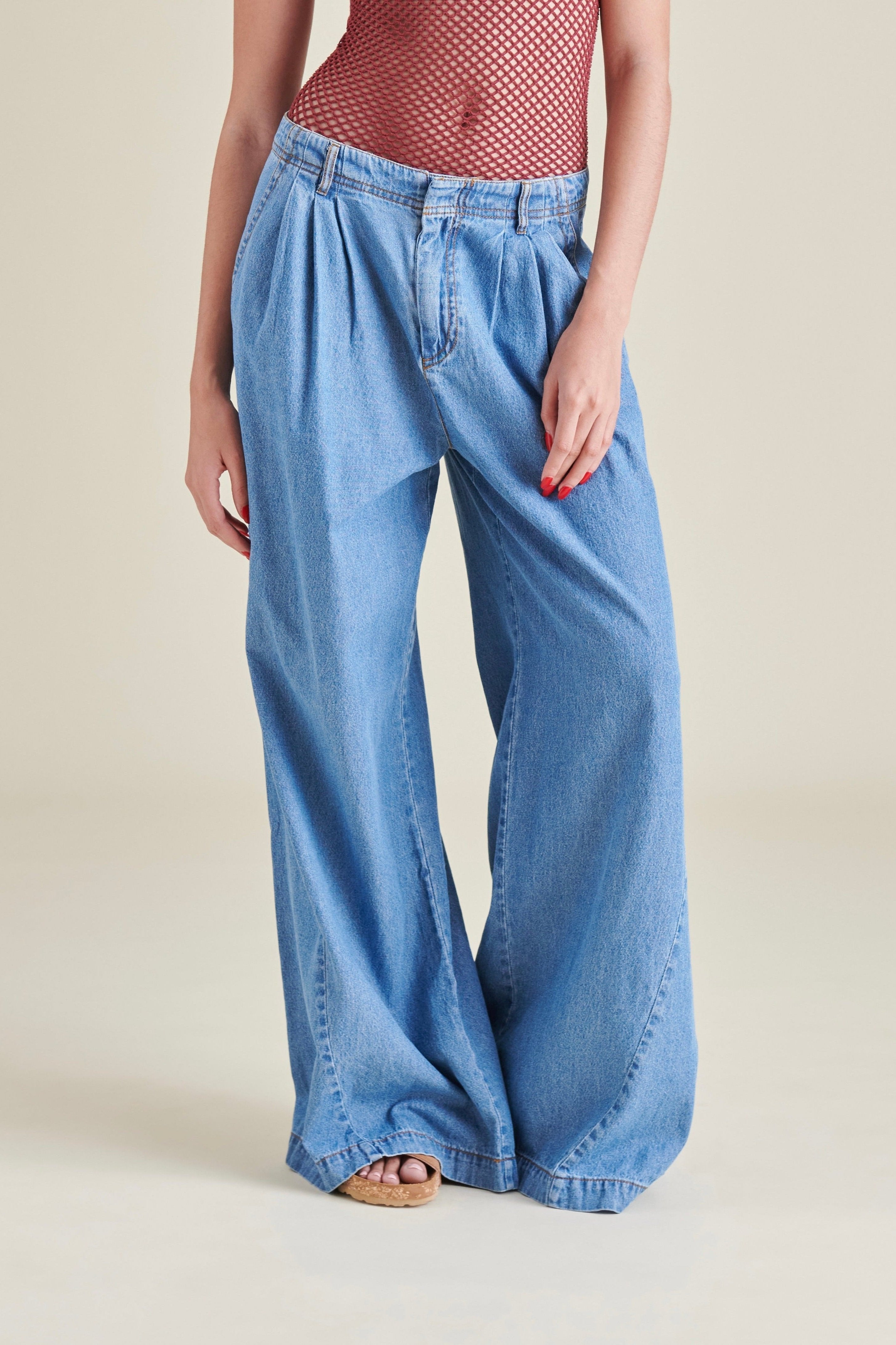 Steve Madden Starling Denim Pant by Dear Lucy
