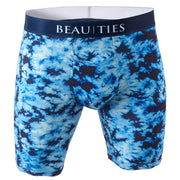 Tie Dye Blue Bamboo Boxer Briefs
