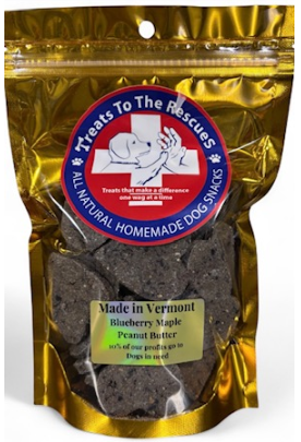 Treats to the Rescues Dog Treats Blueberry & Maple 8oz