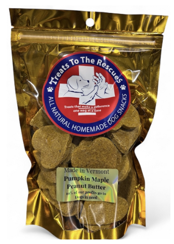 Treats to the Rescues Dog Treats Pumpkin & Maple 8oz