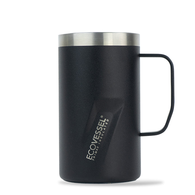 Travel Mug - The Transit Insulated Stainless Steel - Black Shadow - 16oz by Homeportonline