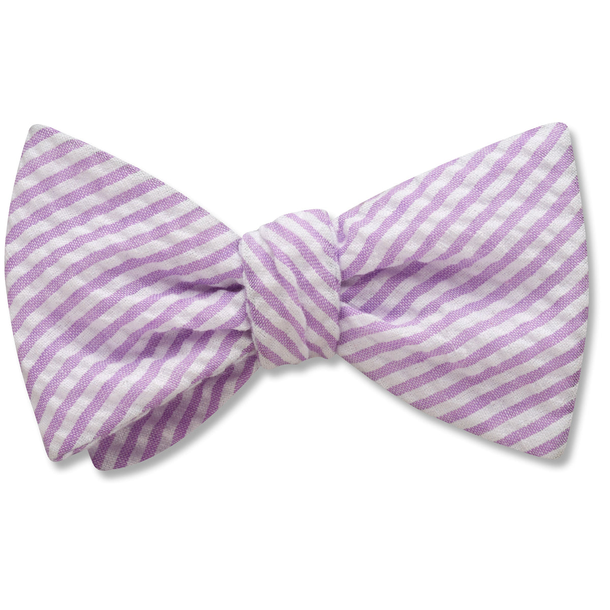 Purple Seersucker - bow ties