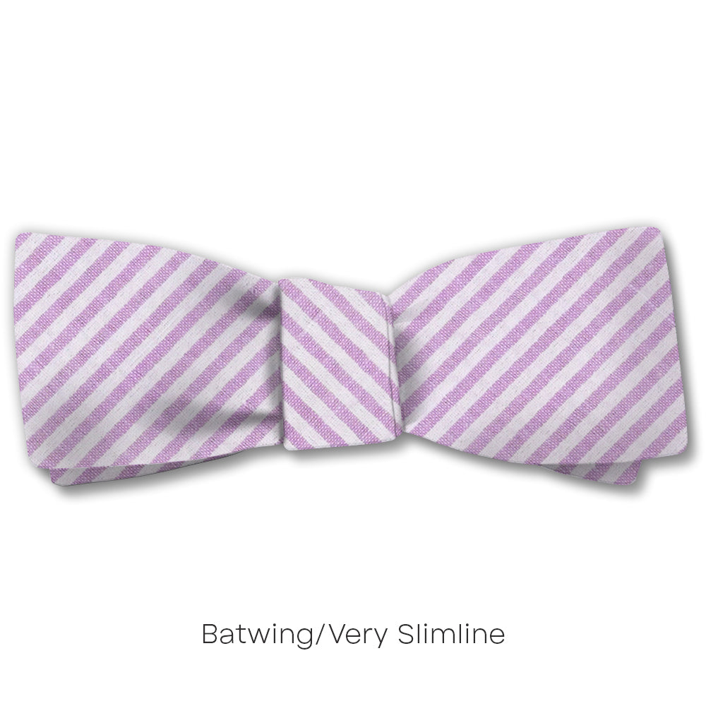 Purple Seersucker - bow ties