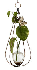 Dimensional Teardrop Hanging Vase