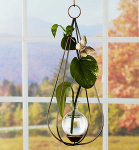 Dimensional Teardrop Hanging Vase