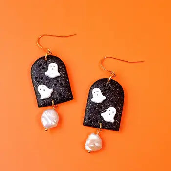 Spooky Clay Earrings
