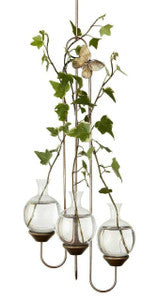 Triple Hanging Vase Display