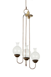Triple Hanging Vase Display