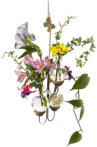 Triple Hanging Vase Display