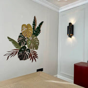 DIY Tropical Leaves Wall Decor