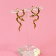 Twisted Snake Earrings