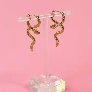 Twisted Snake Earrings