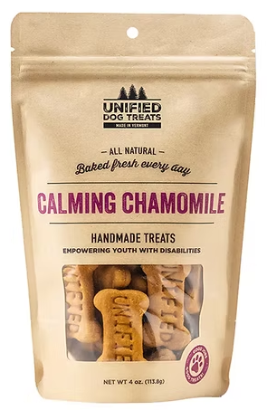 Unified Dog Treats Calming Chamomile 4oz