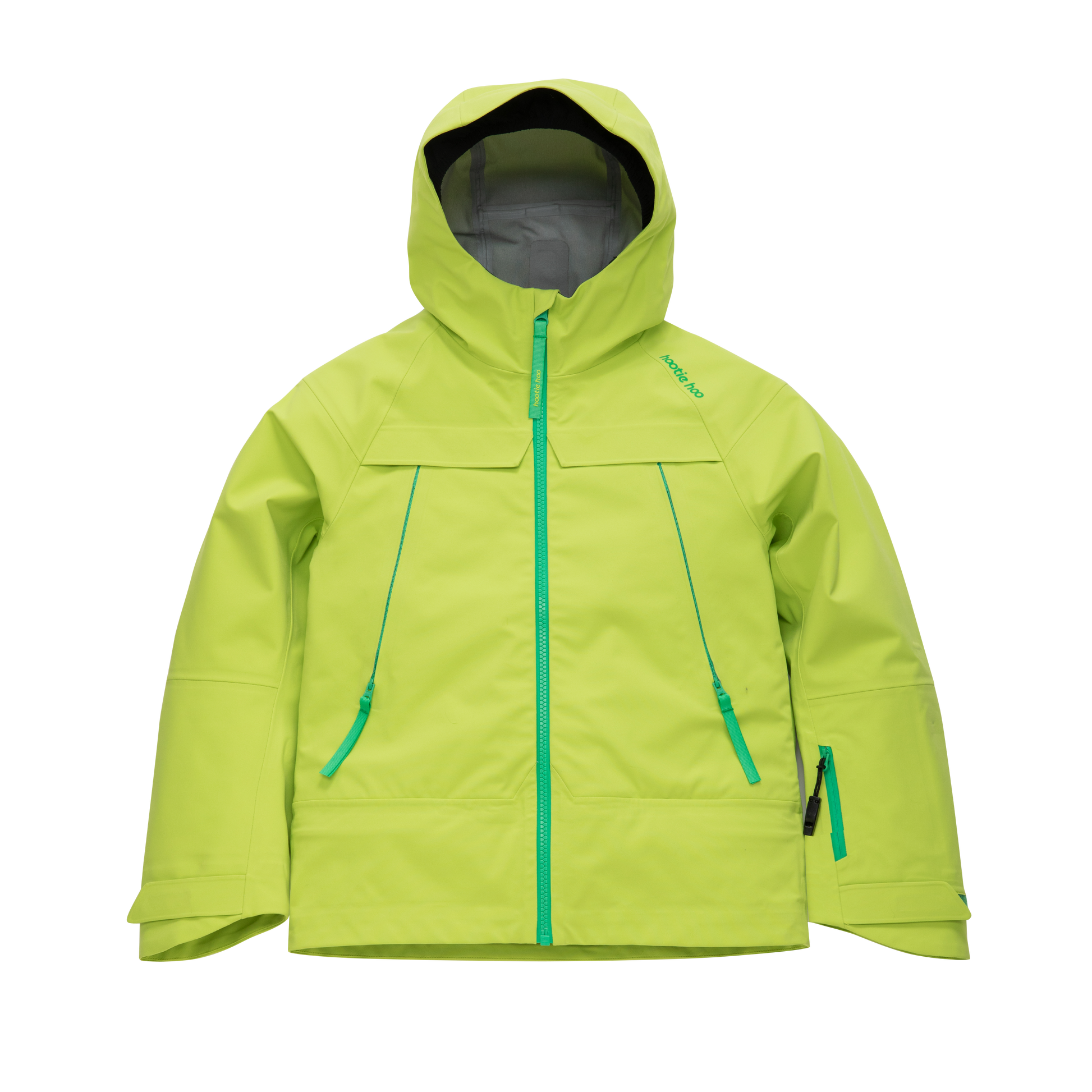 Kids Tiptop 3L Shell Jacket - Lime Punch by Hootie Hoo