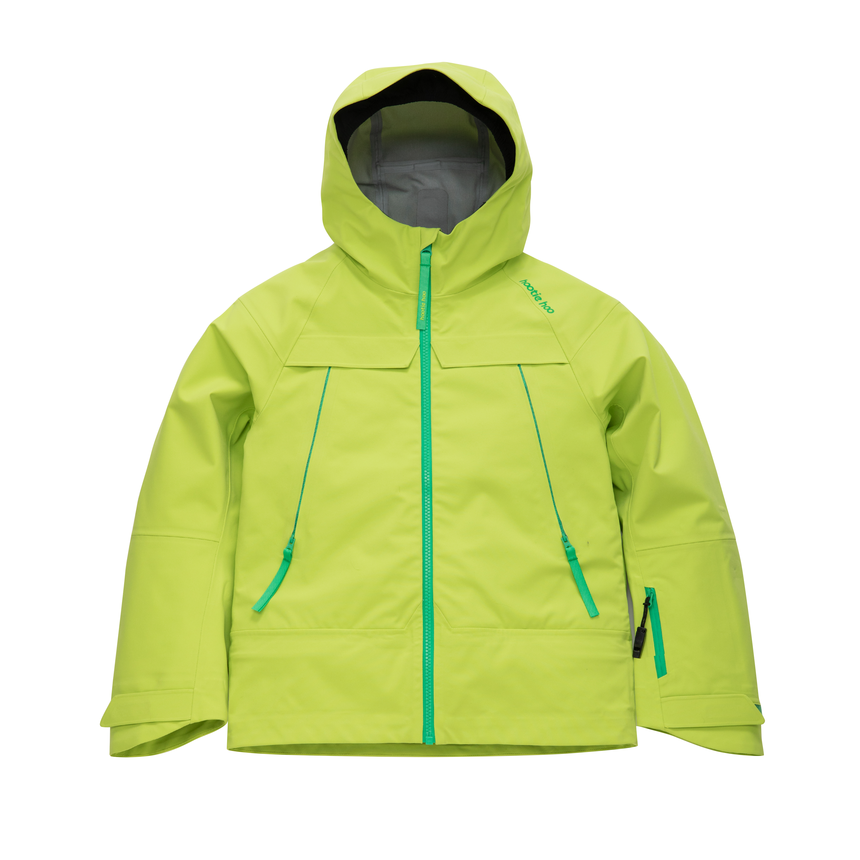 Kids Tiptop 3L Shell Jacket - Lime Punch by Hootie Hoo